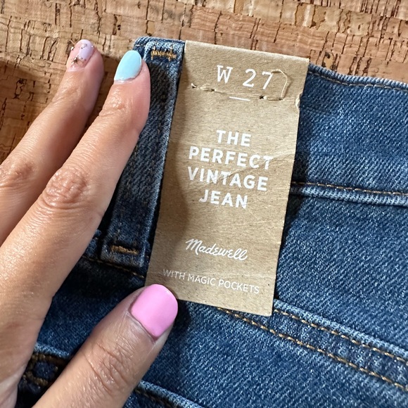 NWT Madewell “The Perfect Vintage Straight Jean” - Picture 4 of 9